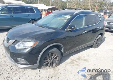 2015 Nissan Rogue Sv from USA, damaged, VIN KNMAT2MV9FP548205